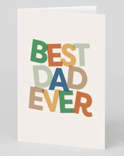 Personalised Best Dad Ever Greeting Card | Ohh Deer