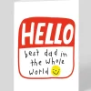 Personalised Best Dad In The Whole World Father's Day Card | Ohh Deer