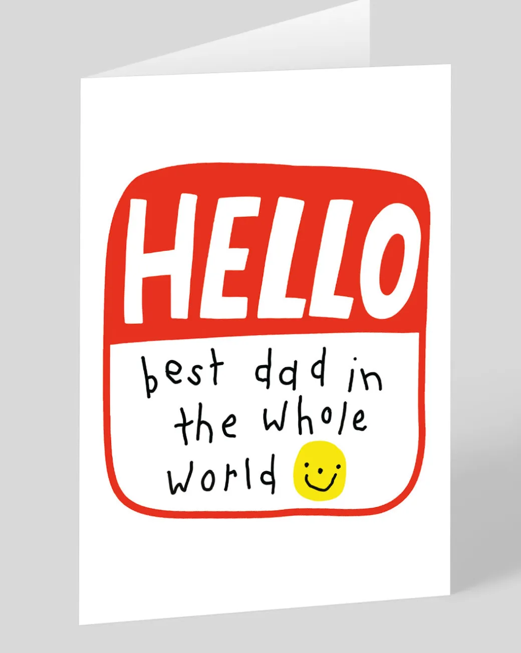 Personalised Best Dad In The Whole World Father's Day Card | Ohh Deer