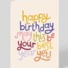 Personalised Best Year Yet Birthday Card | Ohh Deer