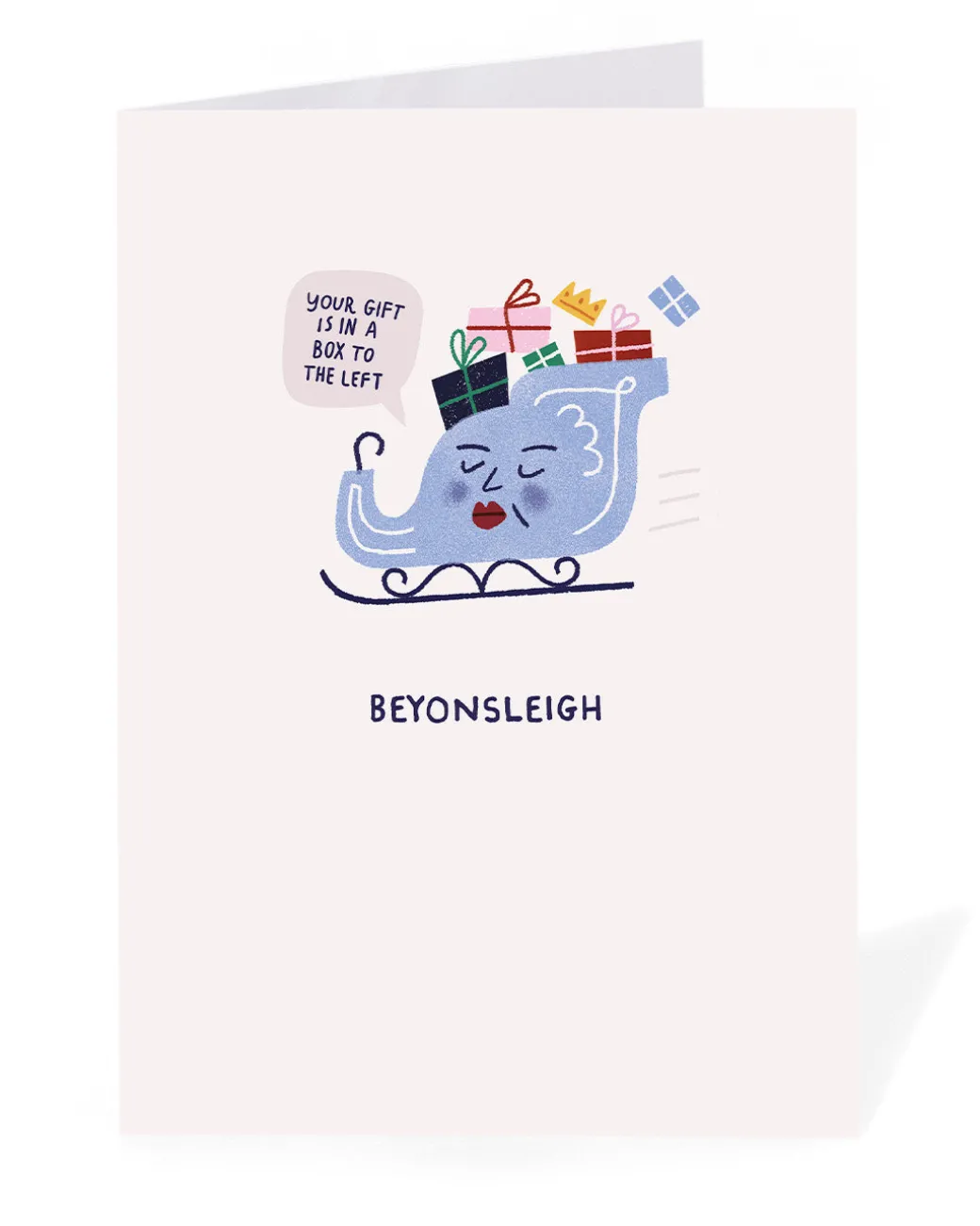 Personalised Beyonsleigh Christmas Card | Ohh Deer