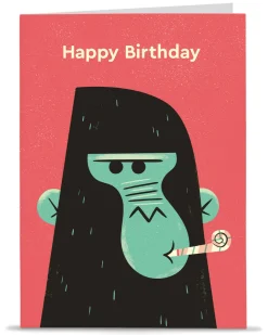Personalised Birthday Gorilla Birthday Card | Ohh Deer