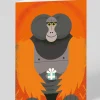 Personalised Birthday Orangutan Greeting Card | Ohh Deer