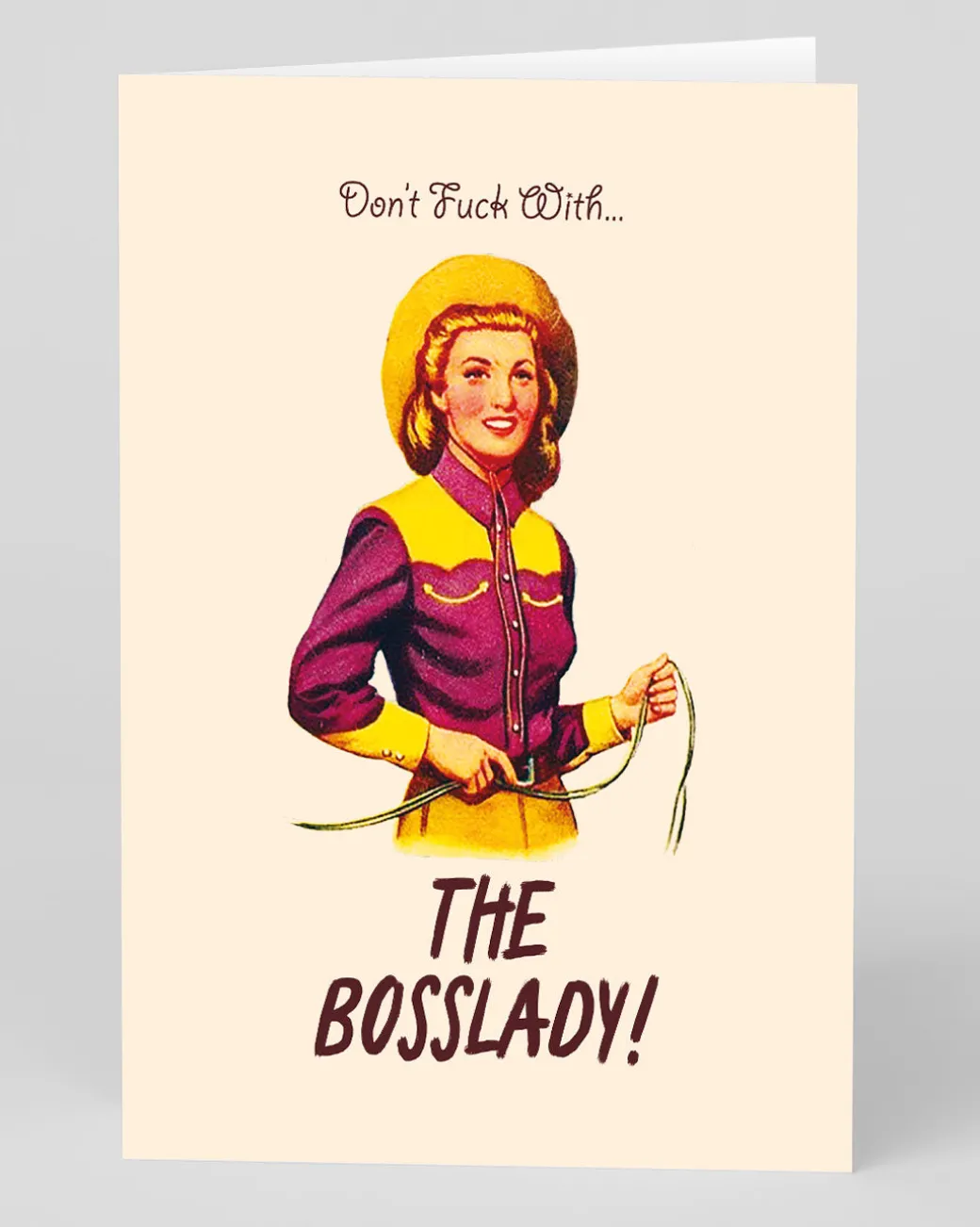 Personalised Bosslady! Greeting Card | Ohh Deer