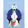Personalised Building a Snowman Christmas Card | Ohh Deer
