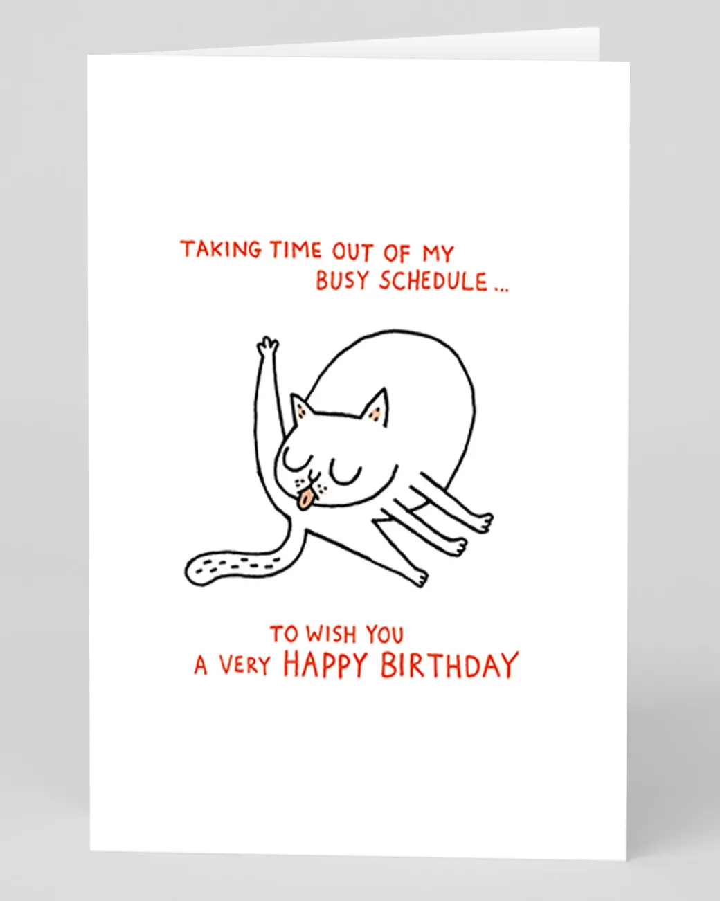 Personalised Busy Schedule Birthday Card | Ohh Deer