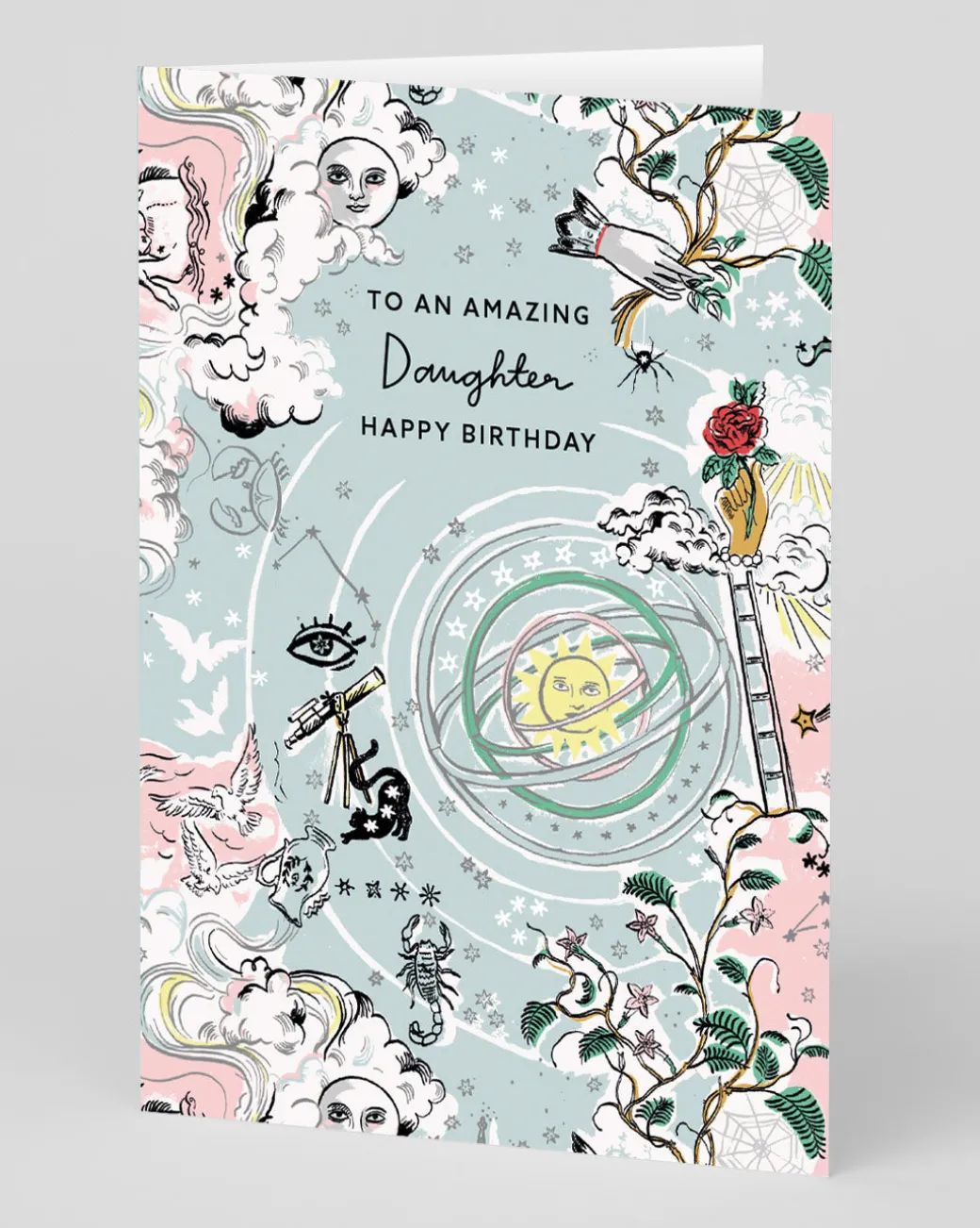Personalised Celestial Amazing Daughter Birthday Card | Ohh Deer