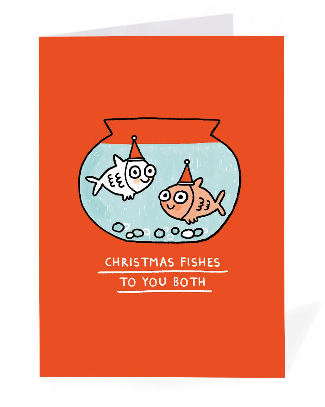 Personalised Christmas Fishes To You Both Christmas Card | Ohh Deer