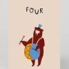 Personalised Circus 4th Birthday Card | Ohh Deer