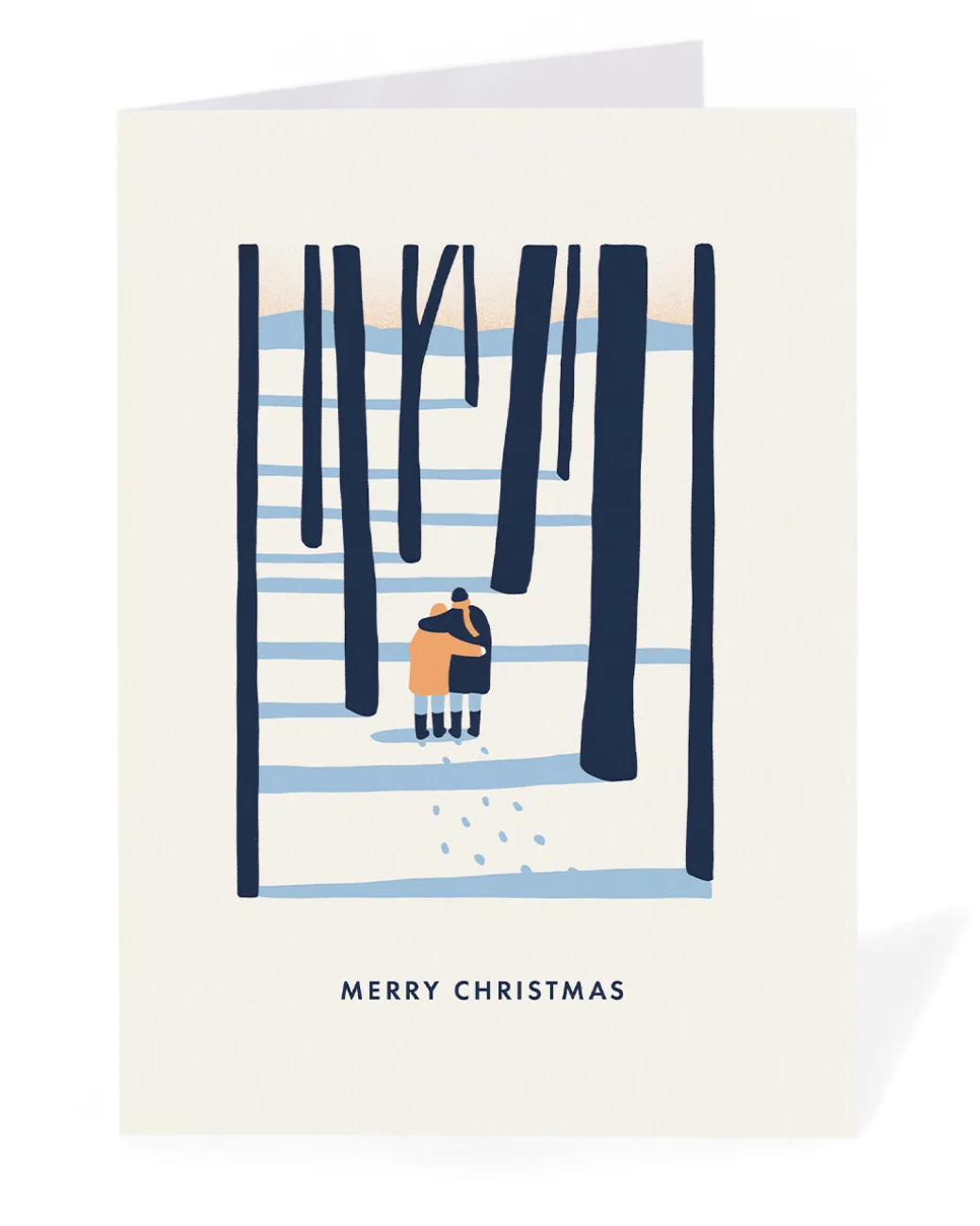 Personalised Couple in woods Christmas Card | Ohh Deer