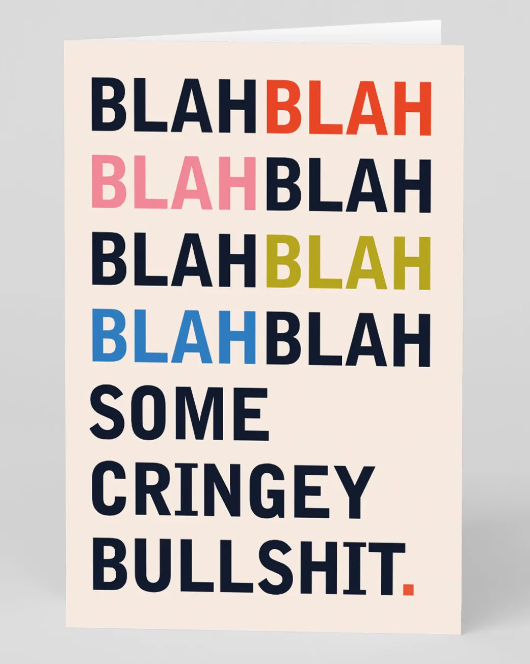 Personalised Cringey Bullshit Greeting Card | Ohh Deer