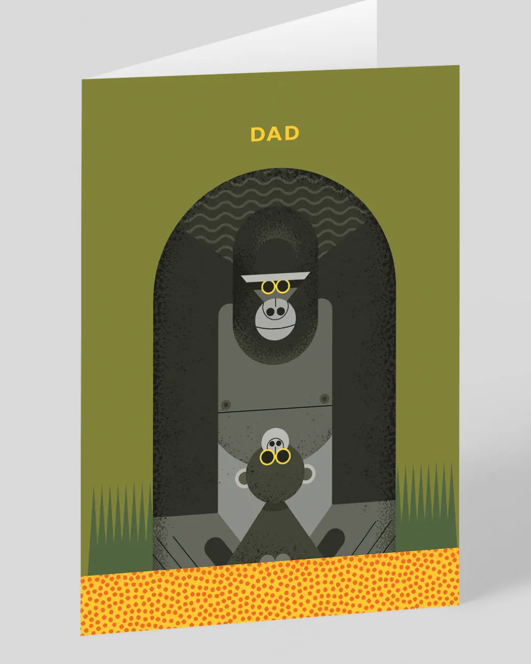 Personalised Dad Gorilla Father's Day Card | Ohh Deer