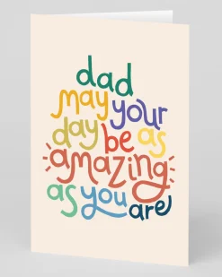 Personalised Dad, May Your Day Be As Amazing As You Are Greeting Card | Ohh Deer