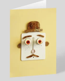 Personalised Eggs and Toast Face Greeting Card | Ohh Deer