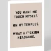 Personalised F*cking Headache Greeting Card | Ohh Deer
