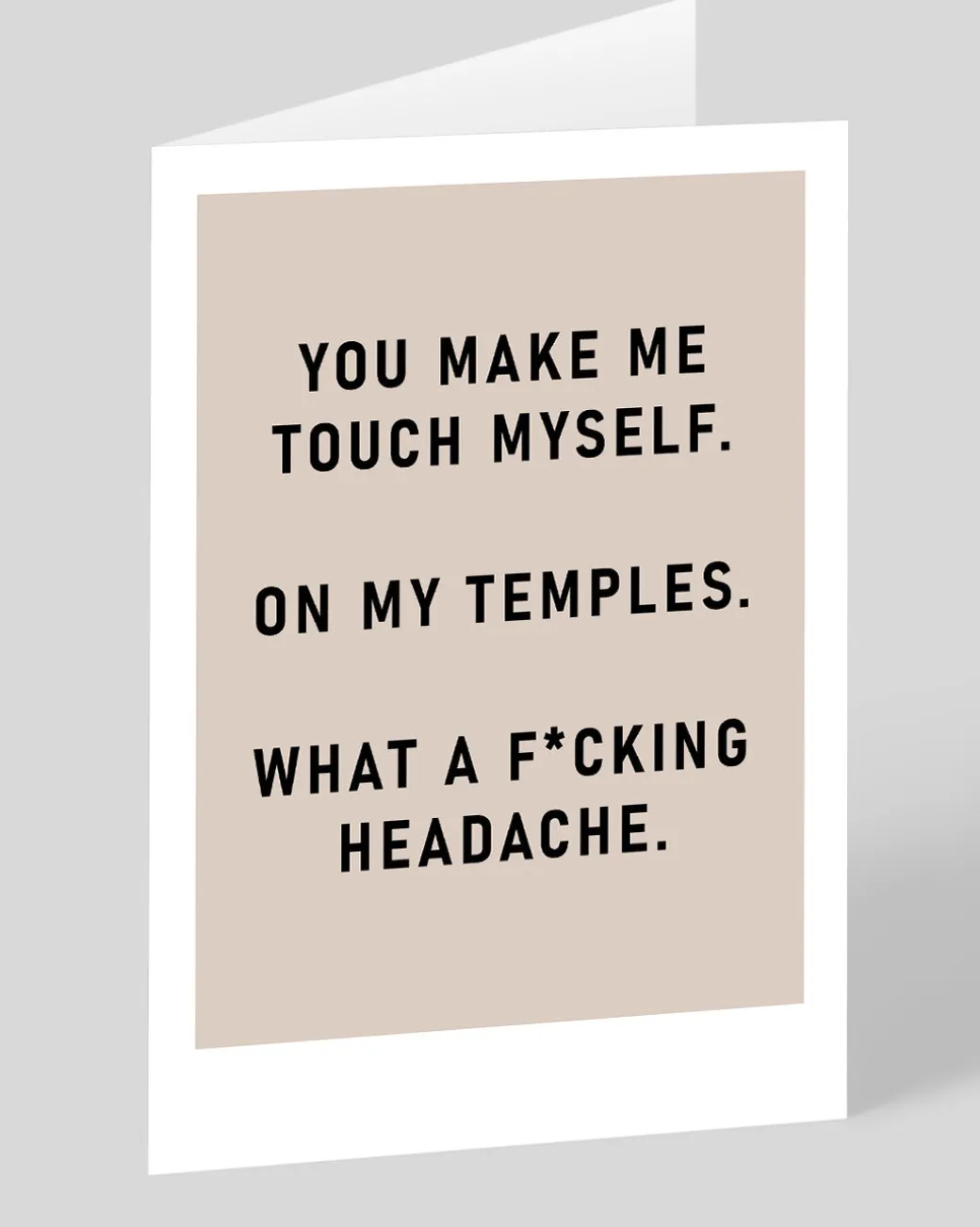 Personalised F*cking Headache Greeting Card | Ohh Deer