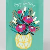 Personalised Flower Vase Birthday Card | Ohh Deer