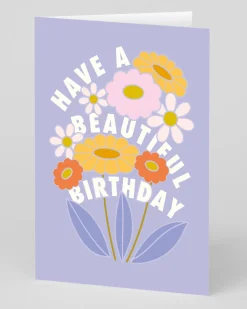 Personalised Flowers Beautiful Birthday Card | Ohh Deer