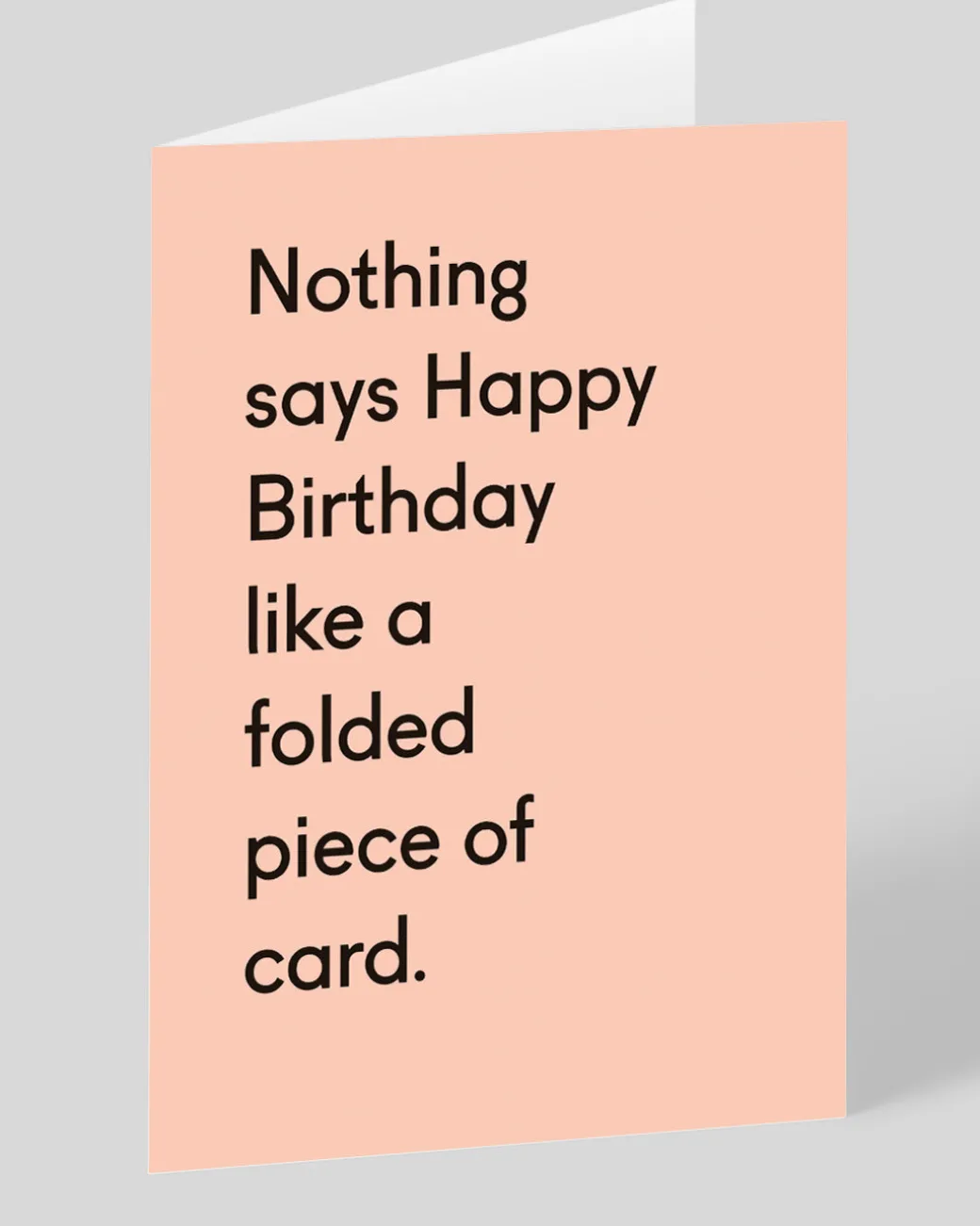 Personalised Folded Peice of Card Birthday Card | Ohh Deer