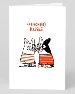 Personalised Frenchie Kisses Greeting Card | Ohh Deer