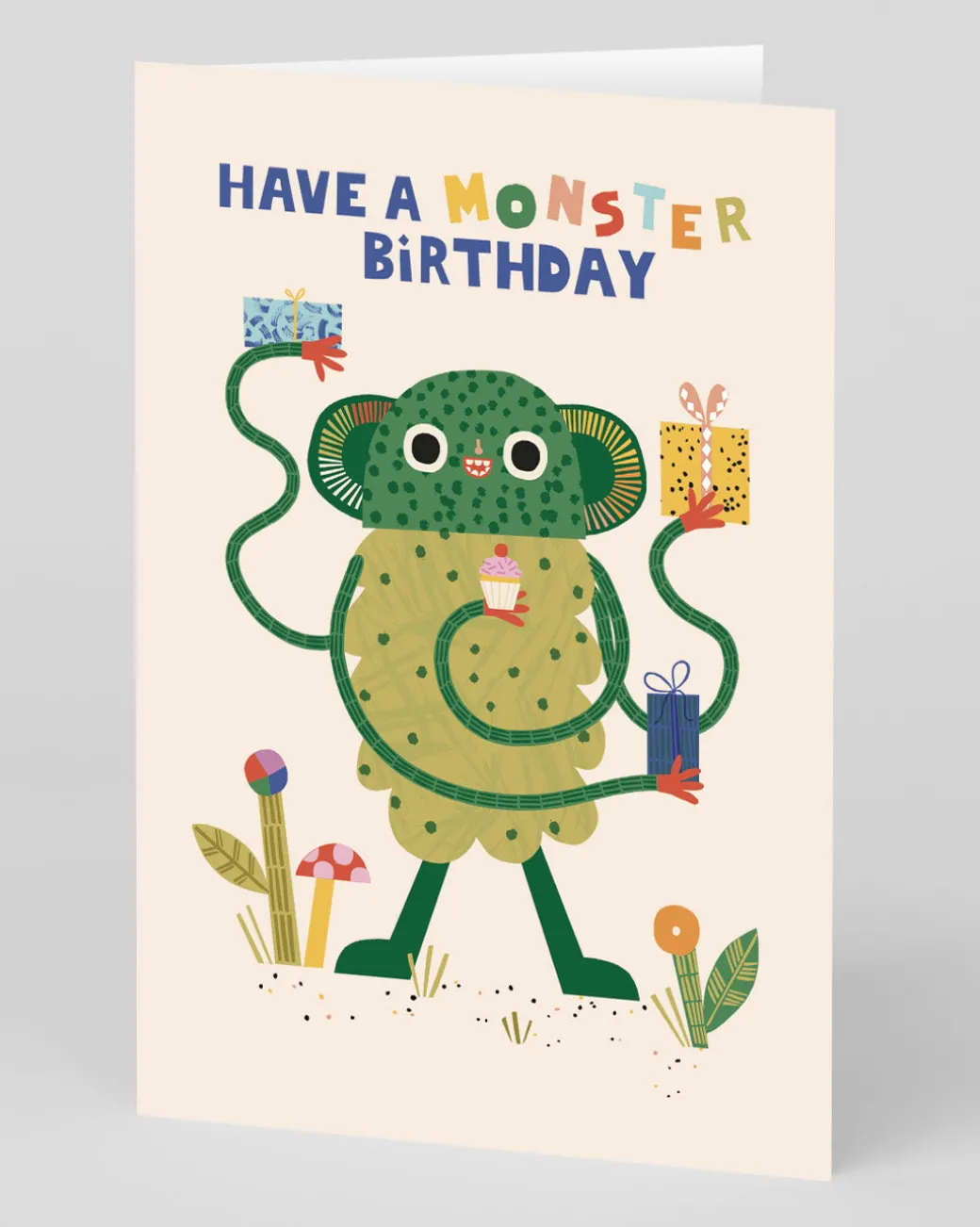 Personalised Fun Monster Birthday Card | Ohh Deer