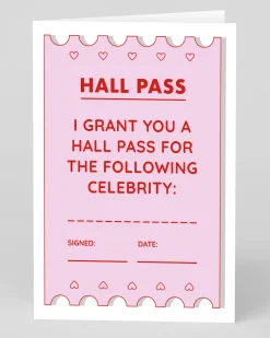 Personalised Hall Pass Greeting Card | Ohh Deer