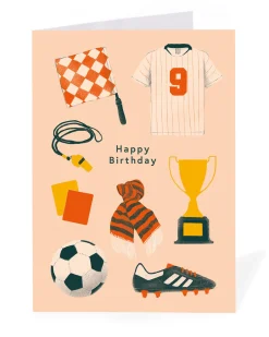 Personalised Happy Birthday Football Card | Ohh Deer