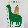 Personalised Happy Birthday Cute Dinosaur Card | Ohh Deer