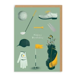 Personalised Happy Birthday Golf Card | Ohh Deer
