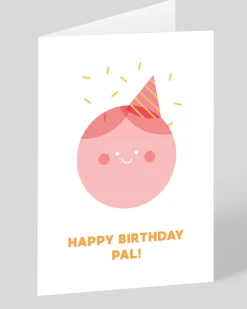 Personalised Happy Birthday Pal Greeting Card