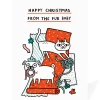 Personalised Happy Christmas from the fur baby Christmas Card | Ohh Deer