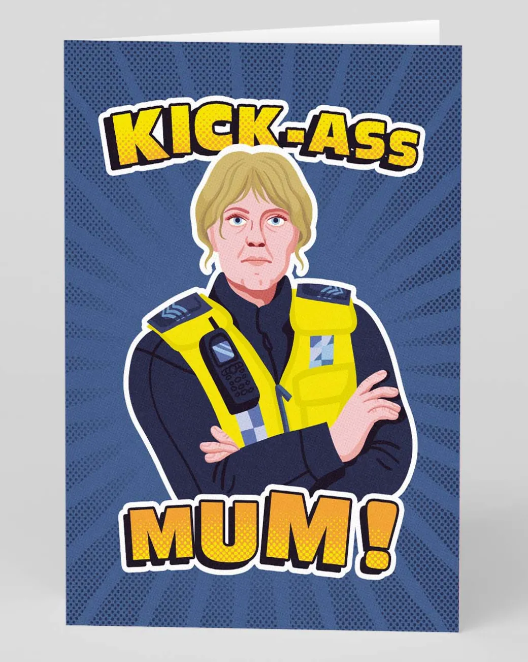 Personalised Happy Valley Kick Ass Mum Greeting Card | Ohh Deer