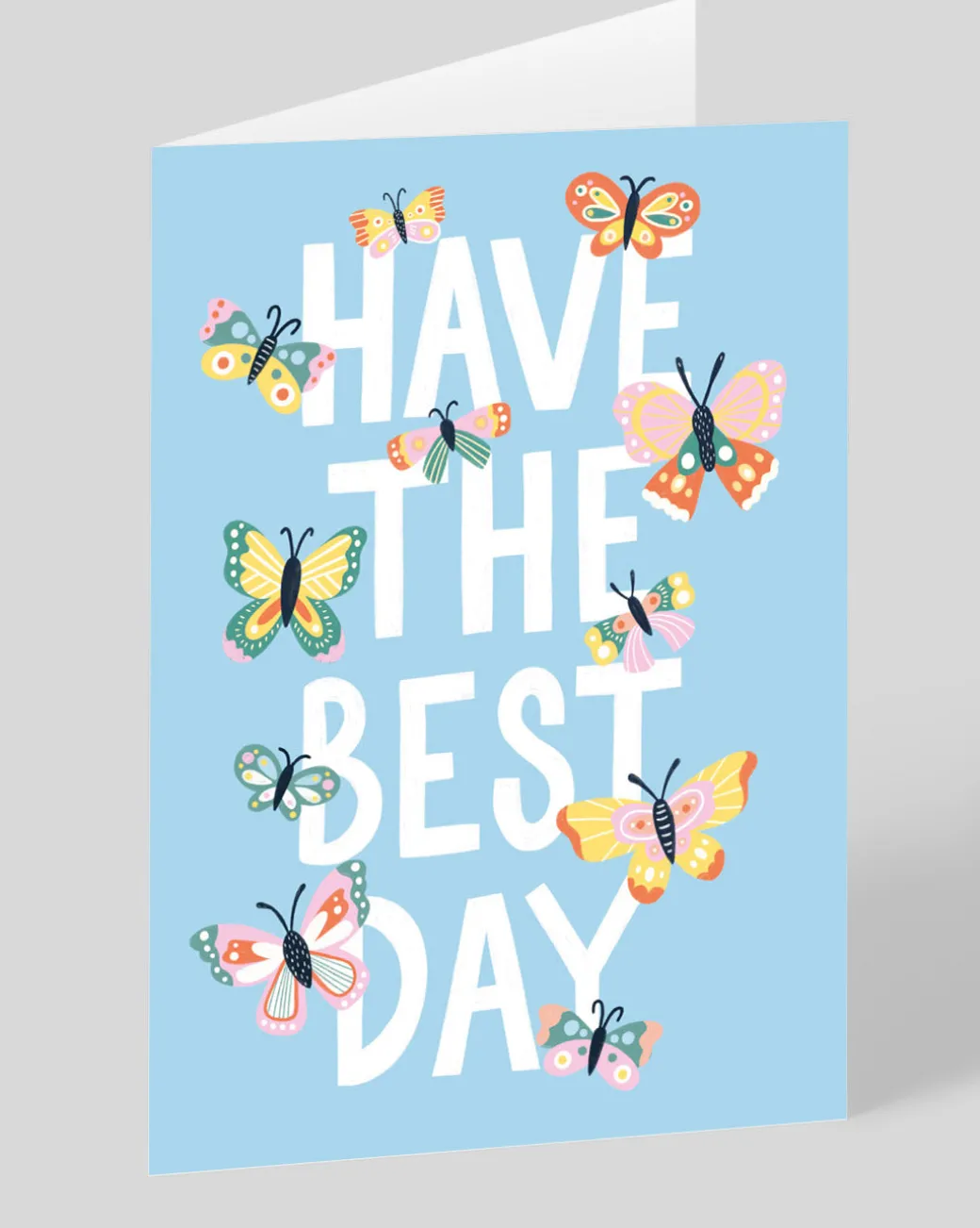 Personalised Have The Best Day Butterflies Greeting Card | Ohh Deer