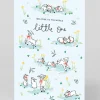 Personalised Hello Little One Lambs New Baby Card | Ohh Deer