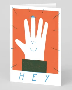 Personalised Hey High Five Greeting Card | Ohh Deer