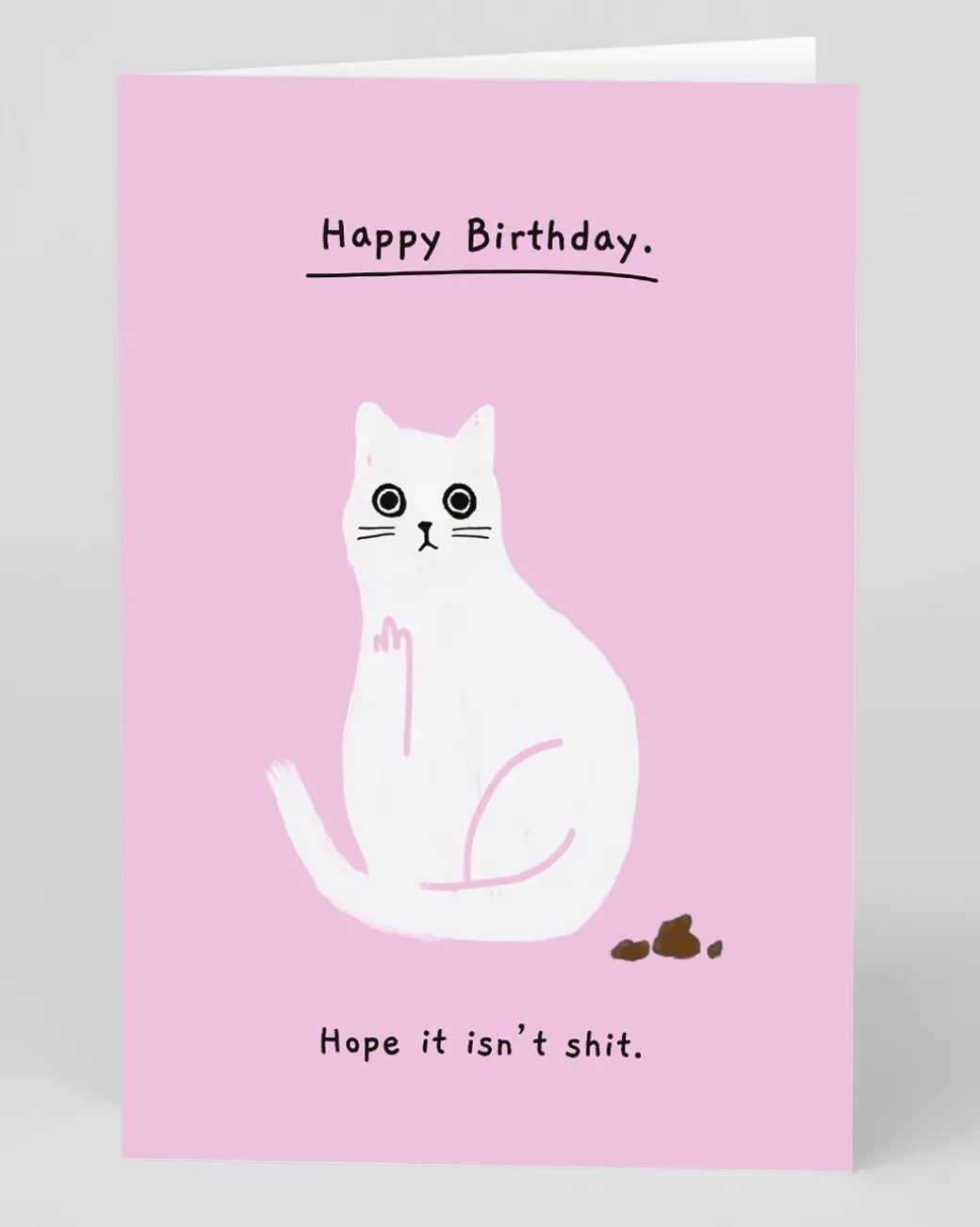 Personalised Hope it isn't shit Birthday Card | Ohh Deer