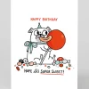Personalised Hope It's Super Sweet Square Birthday Greeting Card | Ohh Deer