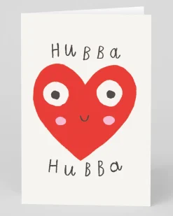 Personalised Hubba Hubba Heart Greeting Card | Ohh Deer