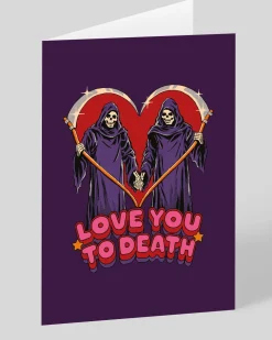 Personalised I Love You To Death Greeting Card | Ohh Deer