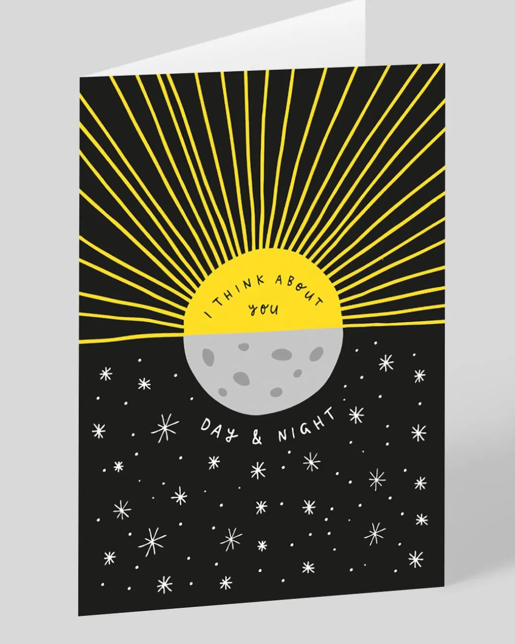 Personalised I Think About You Day Night Greeting Card | Ohh Deer