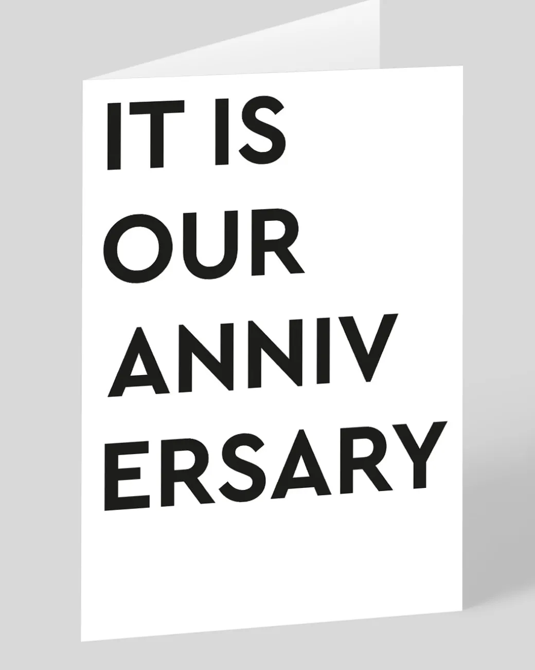Personalised It is Our Anniversary Card | Ohh Deer