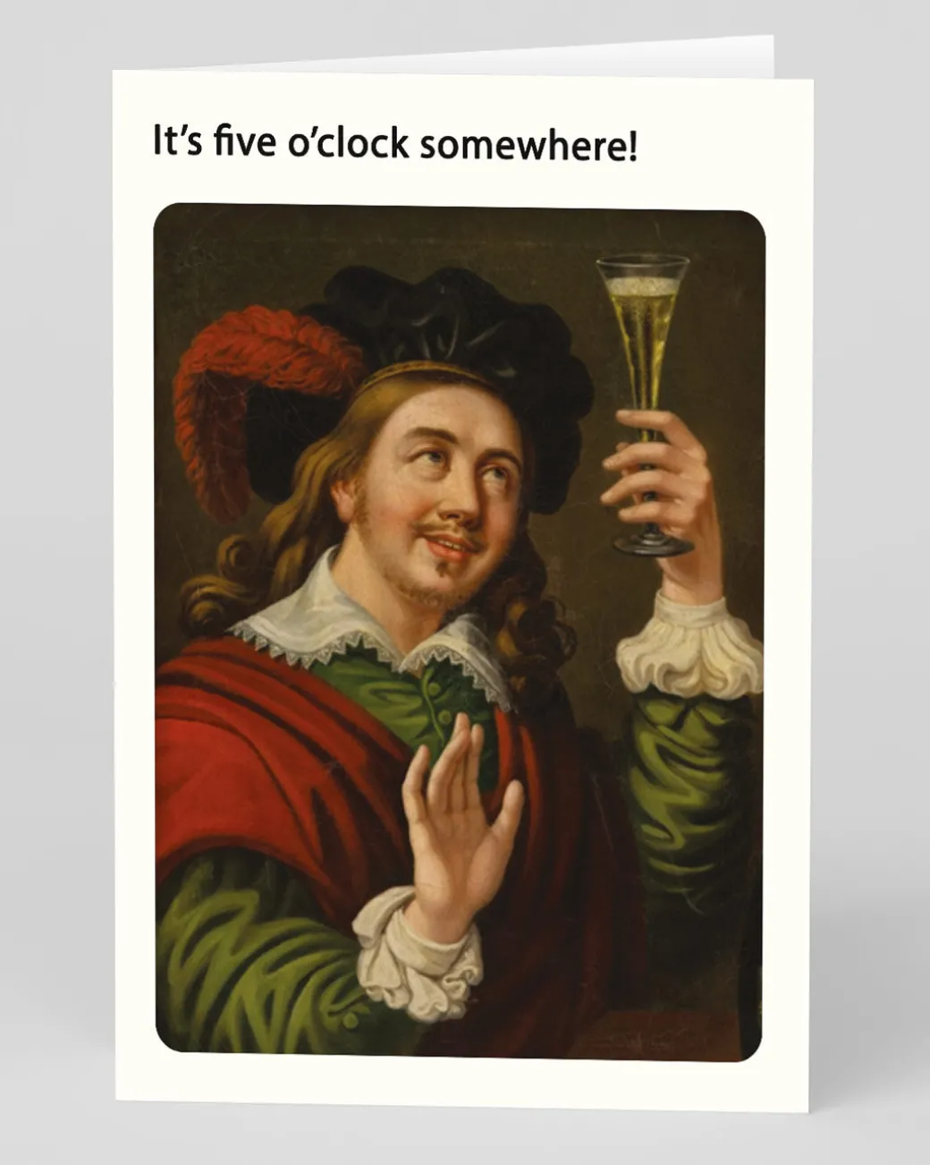 Personalised It's 5 'O Clock Somewhere Greeting Card | Ohh Deer