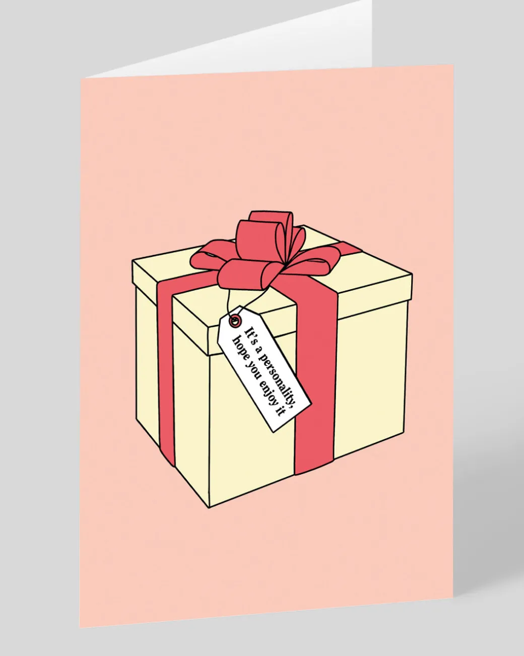 Personalised Its A Personality Greeting Card | Ohh Deer