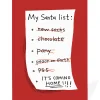Personalised It's Coming Home Christmas Card | Ohh Deer