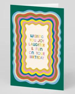 Personalised Joy, Laughter & Fun Birthday Card | Ohh Deer