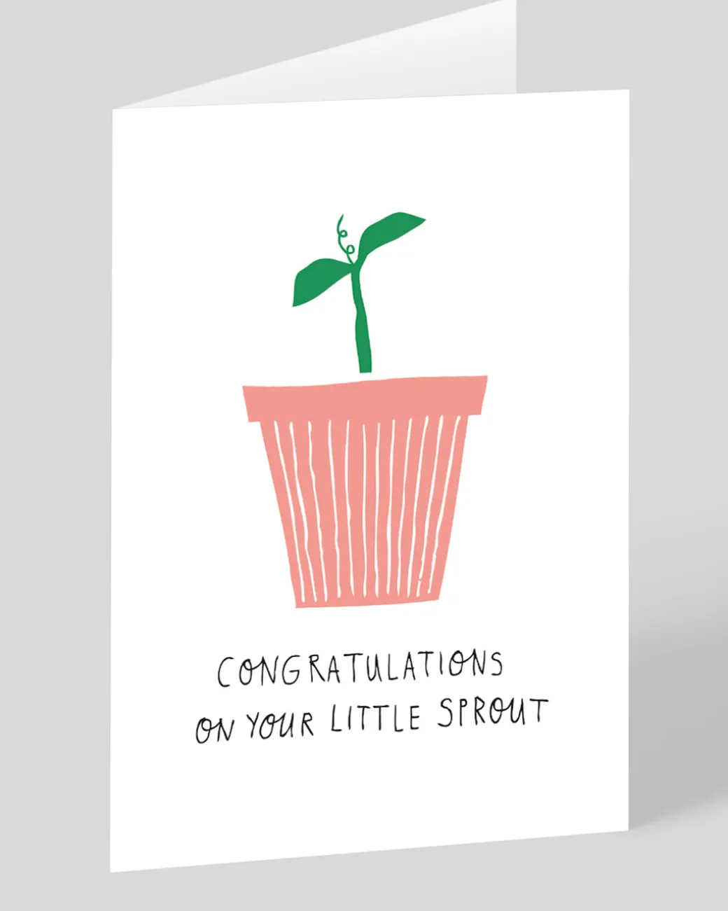 Personalised Little Sprout New Baby Card | Ohh Deer