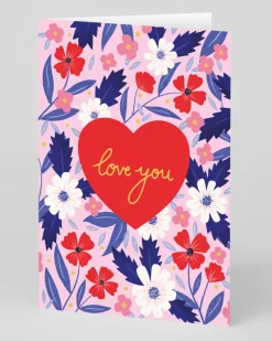 Personalised Love You Floral Card | Ohh Deer