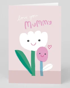Personalised Love You Mummy Flowers Greeting Card | Ohh Deer