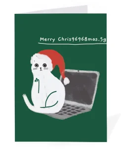 Personalised Merry Christmas Laptop Christmas Card | Ohh Deer