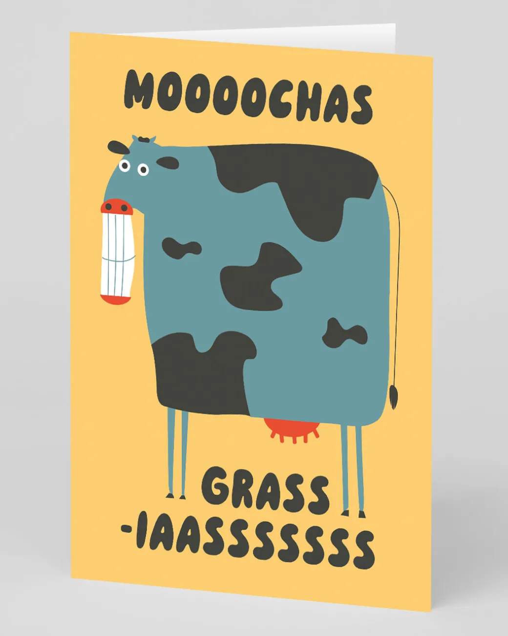 Personalised Moochas Grassias Greeting Card | Ohh Deer